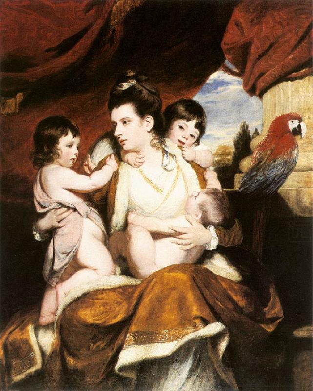 Lady Cockburn and her Three Eldest Sons dy, REYNOLDS, Sir Joshua